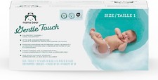 Brand Gentle Touch Baby Diapers Size 1 Leak Protection Wetness Indicator