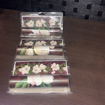 Lot Of 3 Vintage Home Trends Floral Pattern Wallpaper Borders 5yrds Each
