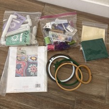Lot Of Embroidery Needlepoint Supplies  Tapestry Frames Yarnspiration Pattern