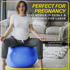 26 Inch Exercise Ball, Yoga Ball for Workout, Balance Stability, Fitness Ball