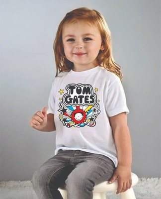 Tom Gates Unisex Kids T Shirt World Book Day Character Tee Unisex Boys Girls Tee