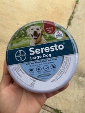 Seresto Flea Tick Collar LARGE DOGS 18 lbs - 8 Month Protection