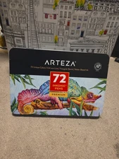 ARTEZA Fineliner Pens Inkonic, 0.4 mm Tips, Set of 72 Colours, Water-Based,