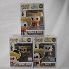 Funko Pop! Disney Three Musketeers Lot Goofy 1123 Mickey 1042 Donald 1036 LE