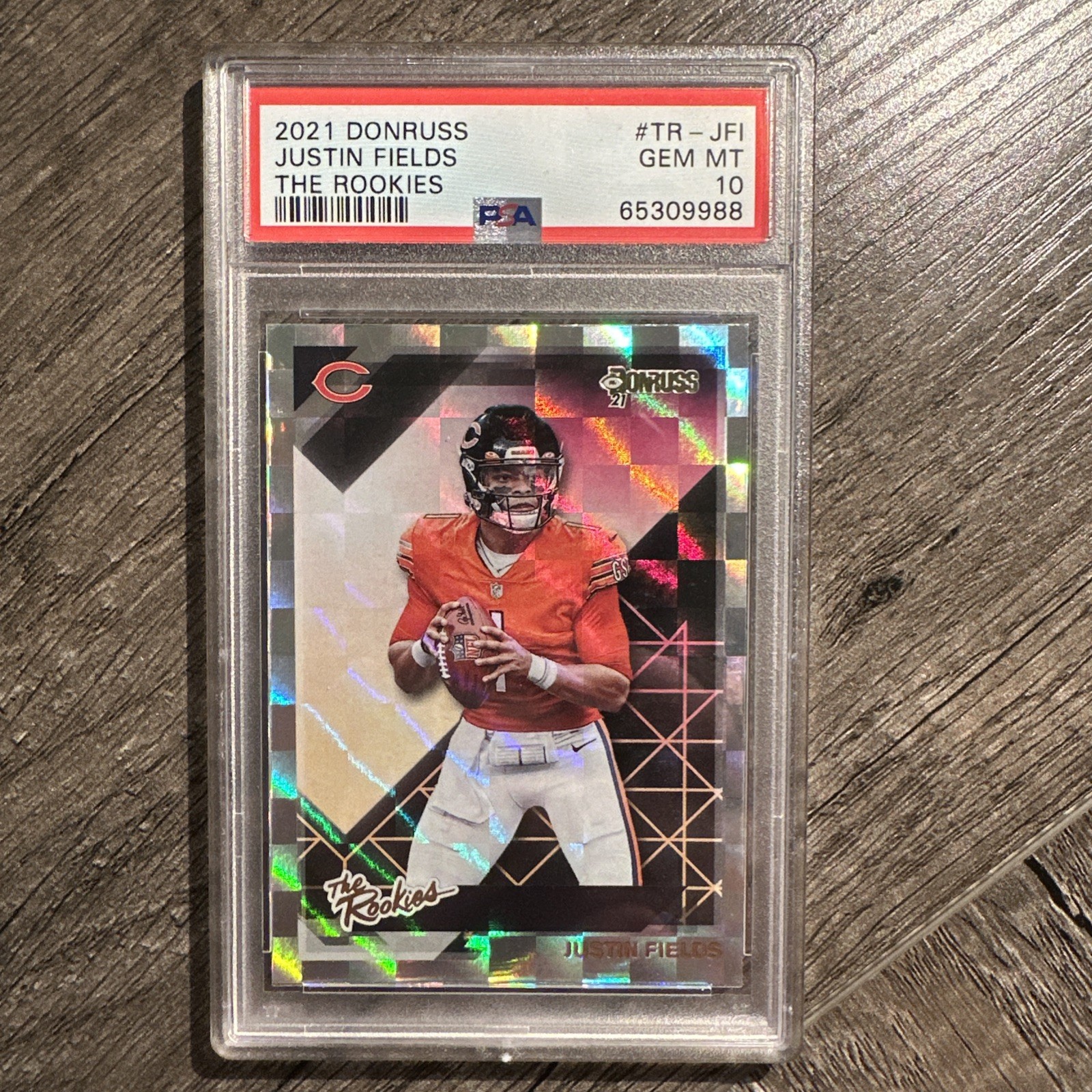 Justin Fields Panini Donruss the Rookies #TRJFI Base