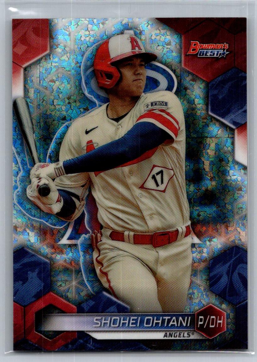 2023 Bowman's Best #62 Shohei Ohtani Mini-Diamond Refractors #/299