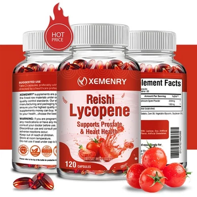 Reishi-Lycopin-Kapseln – Unterstützung Der Prostatagesundheit, Augen, Herz - Bild 1 von 4