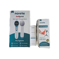 Norelie RedRevive Red Light Laser Therapy Wand BUNDLE Holder, Gel, Glasses