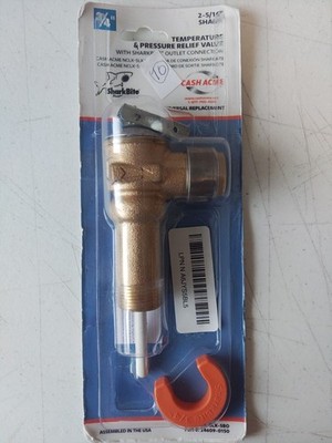 SharkBite NCLX-5LX 3/4 in. Brass Temperature and Pressure Relief Valve
