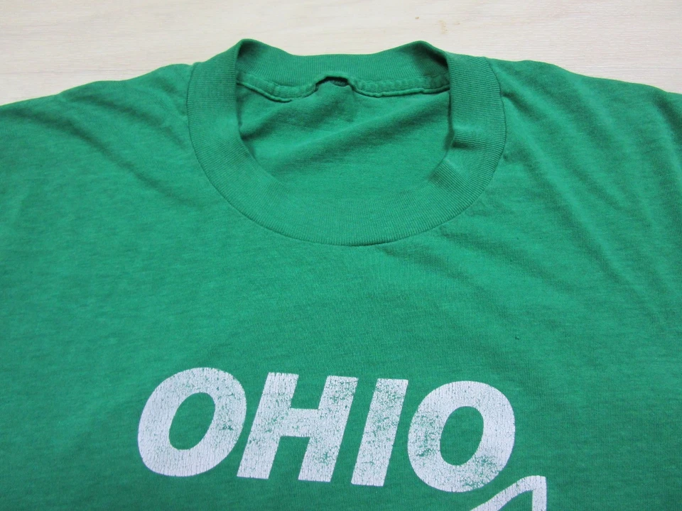 Camiseta de baloncesto vintage Nike años 80 (L) camiseta cosida única de la Universidad de Ohio Foto 4 de 4