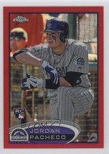 2012 Topps Chrome Red Refractor 11/25 Jordan Pacheco #161 fm0