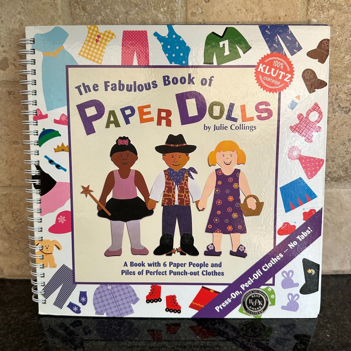 Fabulous Book of Paper Dolls by Julie Collings (2001, Hardcover