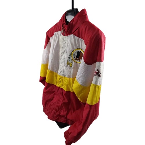 Vintage Apex One NFL Proline Washington Redskins Commanders Puffer Jacket Size L - Picture 3 of 9