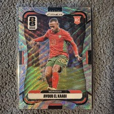Ayoub El Kaabi 2026 Prizm FIFA World Cup Wave Rookie #301 Morocco