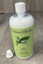 Crabtree & Evelyn LILY Body Lotion 16.9 oz Moisturizer * **Broken Pump See Pics