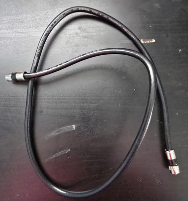 Coaxial Cable 6 Series 3GHz HD Digital Fire & UV Resistant 3ft