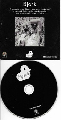 BJORK Rare 13TRX w/ RARE LIVE TRK & 4 VIDEOS Europe PROMO CD USA seller 2001