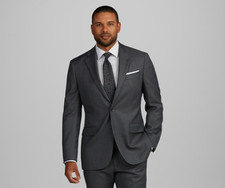 $419 NEW Joseph Abboud Made in USA Tailored Fit Gray Suit Jacket 44L