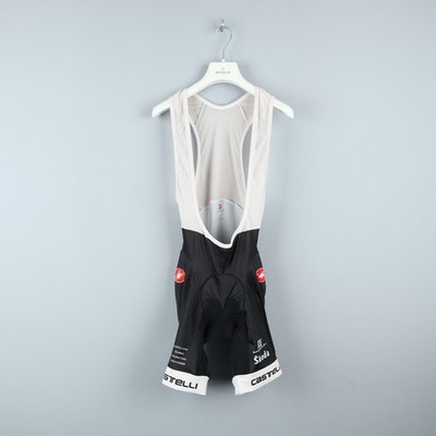 CASTELLI Mens Stretch Black Padded Carvello Short Cycling Bib Size L