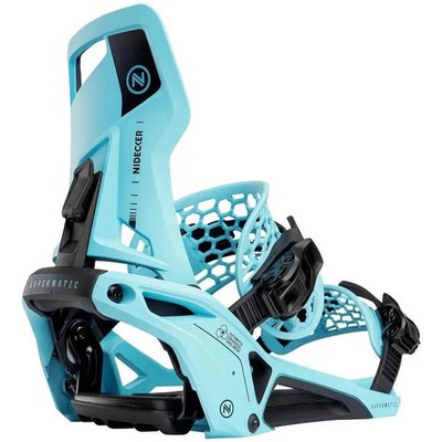 NEW!! 2026 Nidecker OG Supermatic Snowboard Bindings-Small-Escape Cyan