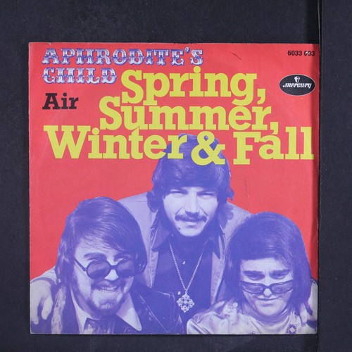 APHRODITE'S CHILD: spring summer winter & fall / air MERCURY 7" Single 45 RPM - Picture 1 of 4