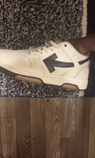 off-white Men s White/Black Low Top Lace-Up  ...