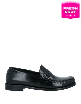 UVP745  SAINT LAURENT Leder Loafer Schuhe US10 UK9 EU43 Schwarz Made in Italy