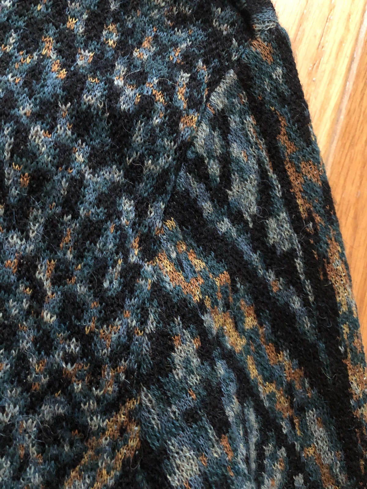 PERUVIAN CONNECTION WOMEN'S GREEN PATTERNED ALPAC… - image 4