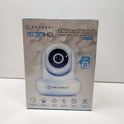 Amcrest Ultra HD 2K Dual Band IP3M-941W Video Security IP Camera - White  NIB