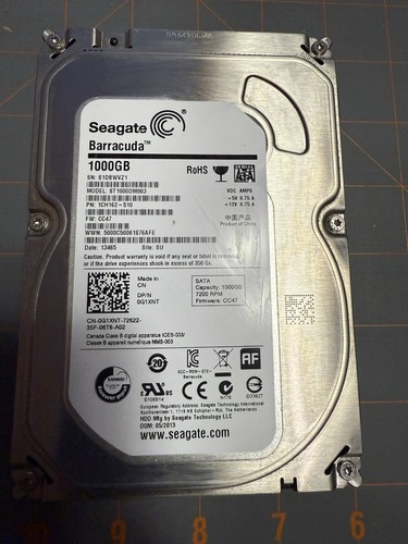 Seagate Barracuda 1TB SATA III 3.5" Internal HDD (ST1000DM003) - Picture 3 of 4