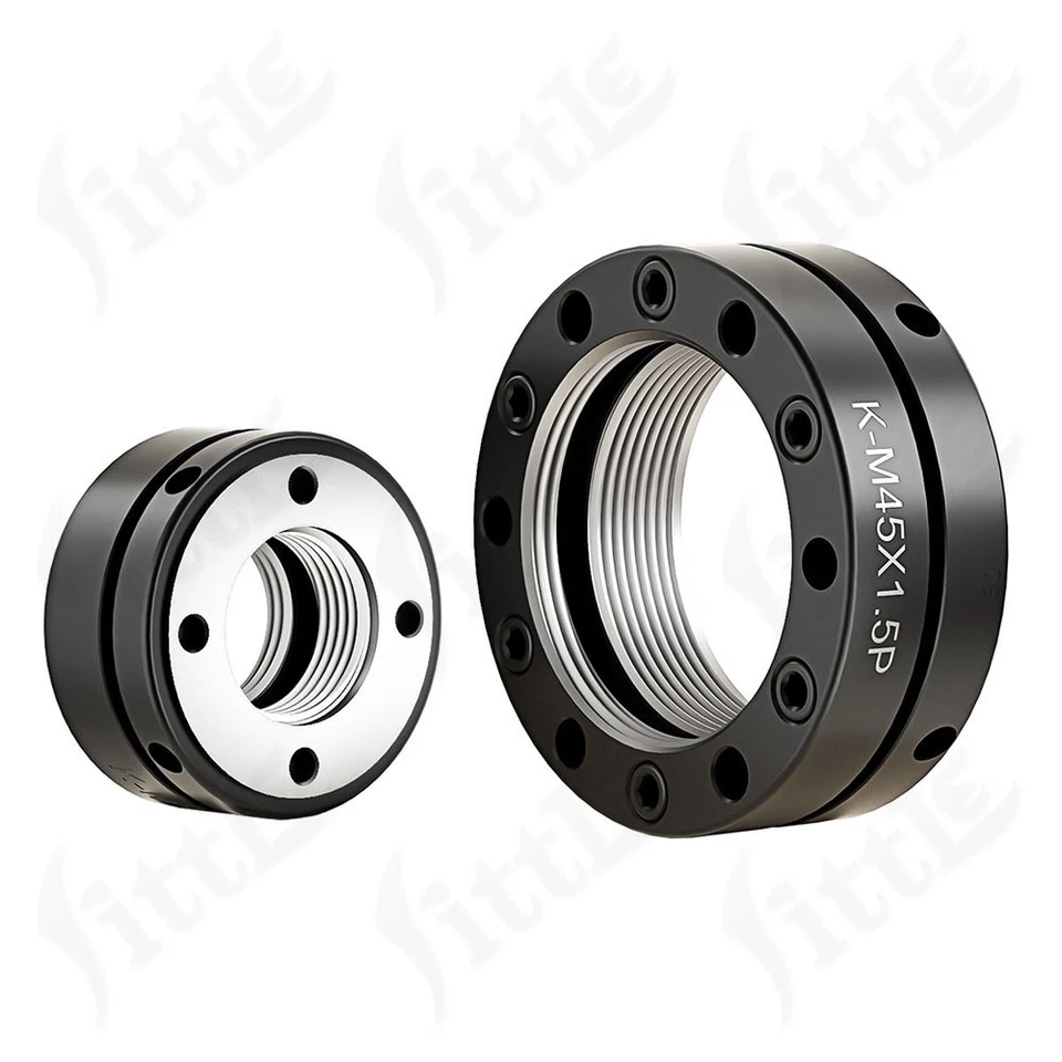 K Typ Präzisions-Kugelgewindetrieb Stange Kontermutter Sicherungsmutter M16-M200 - Bild 2 von 4