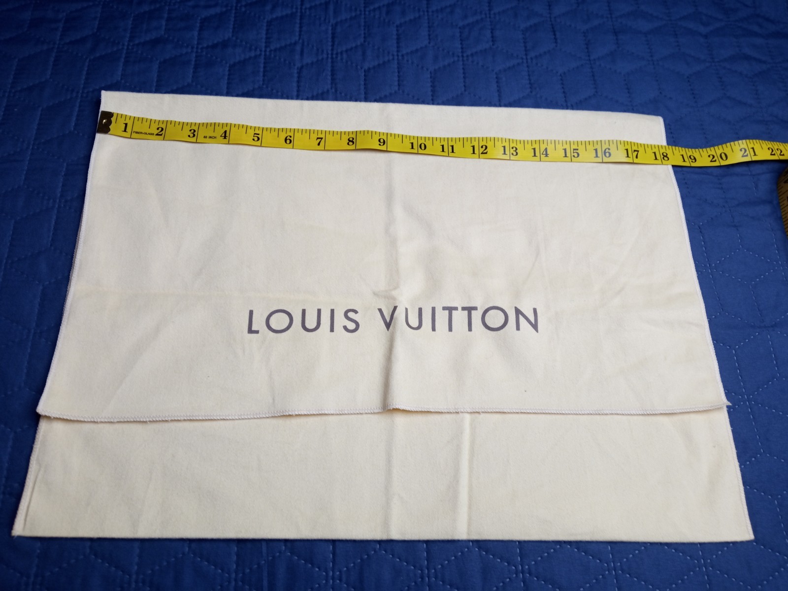 Auth Louis Vuitton Envelope Dust Bag 18''x13,25''