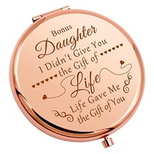 Bonus Daughter Gifts Daughter in Law from Mom Travel Makeup Mirror Rose Gold