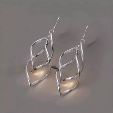 MINACHI Vintage Boho Spiral Dangle Earrings - Antique Style Drop Earrings For Women