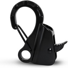 Boat Anchor Hook Sliding Hook,Stainless Steel Easy to Use Knotless Black