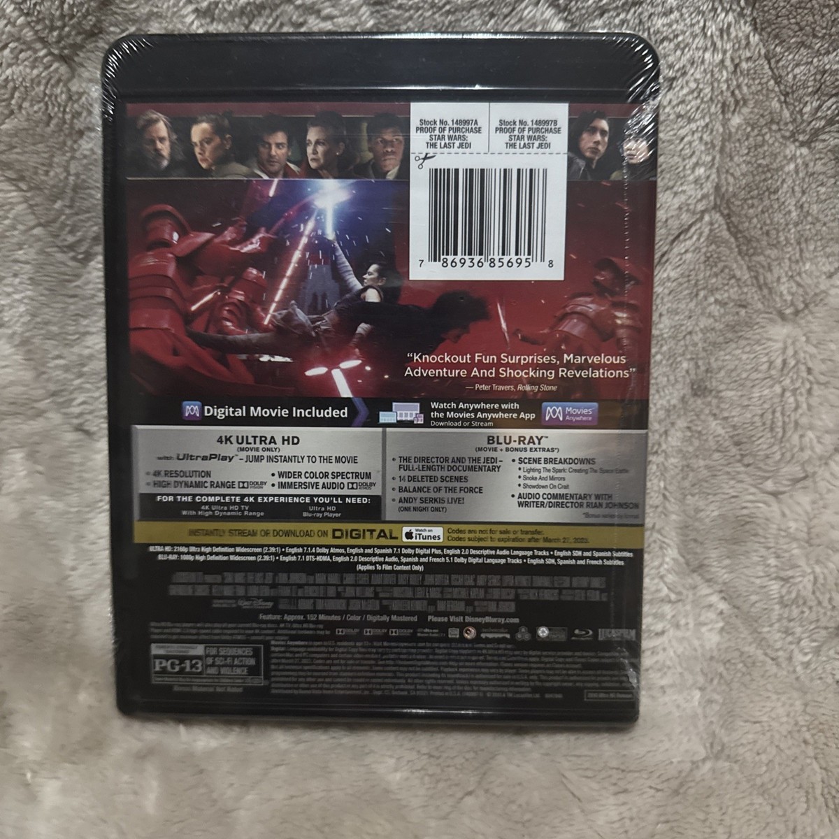 Star Wars: Episode VIII: the Last Jedi (4k Ultra HD + Blu-Ray +