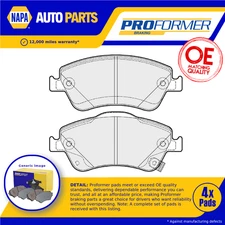 Brake Pads Set fits TOYOTA AURIS ZZE150 1.4 Front 07 to 12 Proformer New
