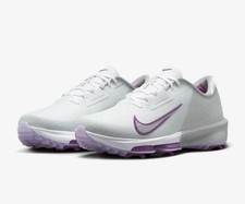 Men's Nike Air Zoom Infinity Tour 2 White Smoke Purple Cleats FD0217-102 sz 11