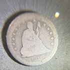 1857 Seated Liberty Quarter 25C Silver 0.900 Business Strike Philadelphia KM#94