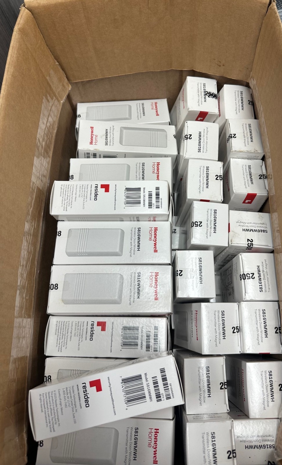 15 x  Honeywell Residio 5816WMWH Wireless Door/Window Transmitters With Magnets