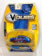 2007 Jada V Dubs '65 Volkwagen 1600 TL FASTBACK Blue Wave 4 #48 NIP