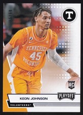 2021 Panini Chronicles Draft Picks  Keon Johnson Playoff /99 Blue Parallel RC