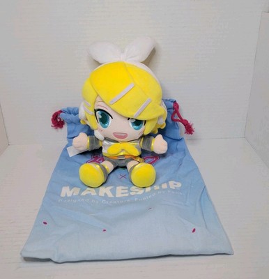 Makeship Kagamine Rin Plushie By Crypton Future Media Virtual Singer Plush - NEW