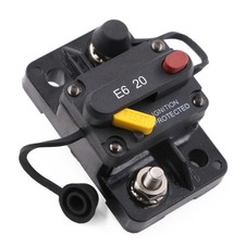 12V 24V 20A Manual Reset Circuit Breaker for Car Automotive Solar RV and More...