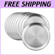 Metal 304 Children's Feeding Dishes, 10 Inches