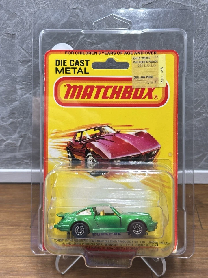 Matchbox Superfast No 3 Porsche Turbo Vintage 1980 Carded - Image 2 of 4