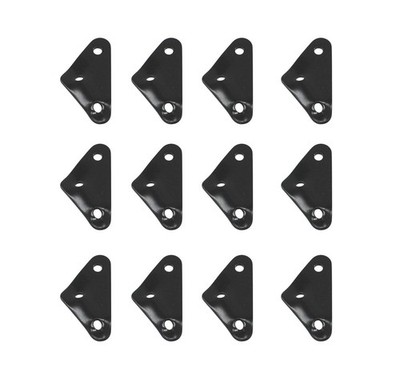 12 PCS Aluminum Alloy Tent Tensioner Guyline Cord Rope Adjuster Buckle