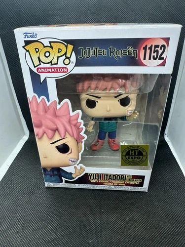 Funko Pop! Anime Jujutsu Kaisen Yuji Itadori with Sukuna Mouth 1152 2022 HT Expo