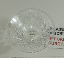 Cut Glass Pedestal Vintage Bowl For Sweet or Candy Elegant Tableware E22