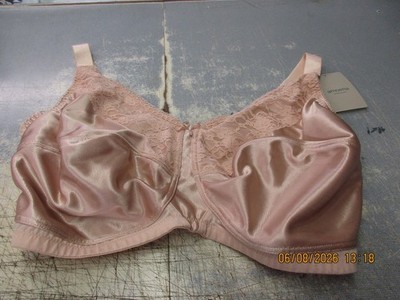 NEW Amoena Womens Nancy Non-Wired Pocketed Mastectomy Bra Rose Nude 42G